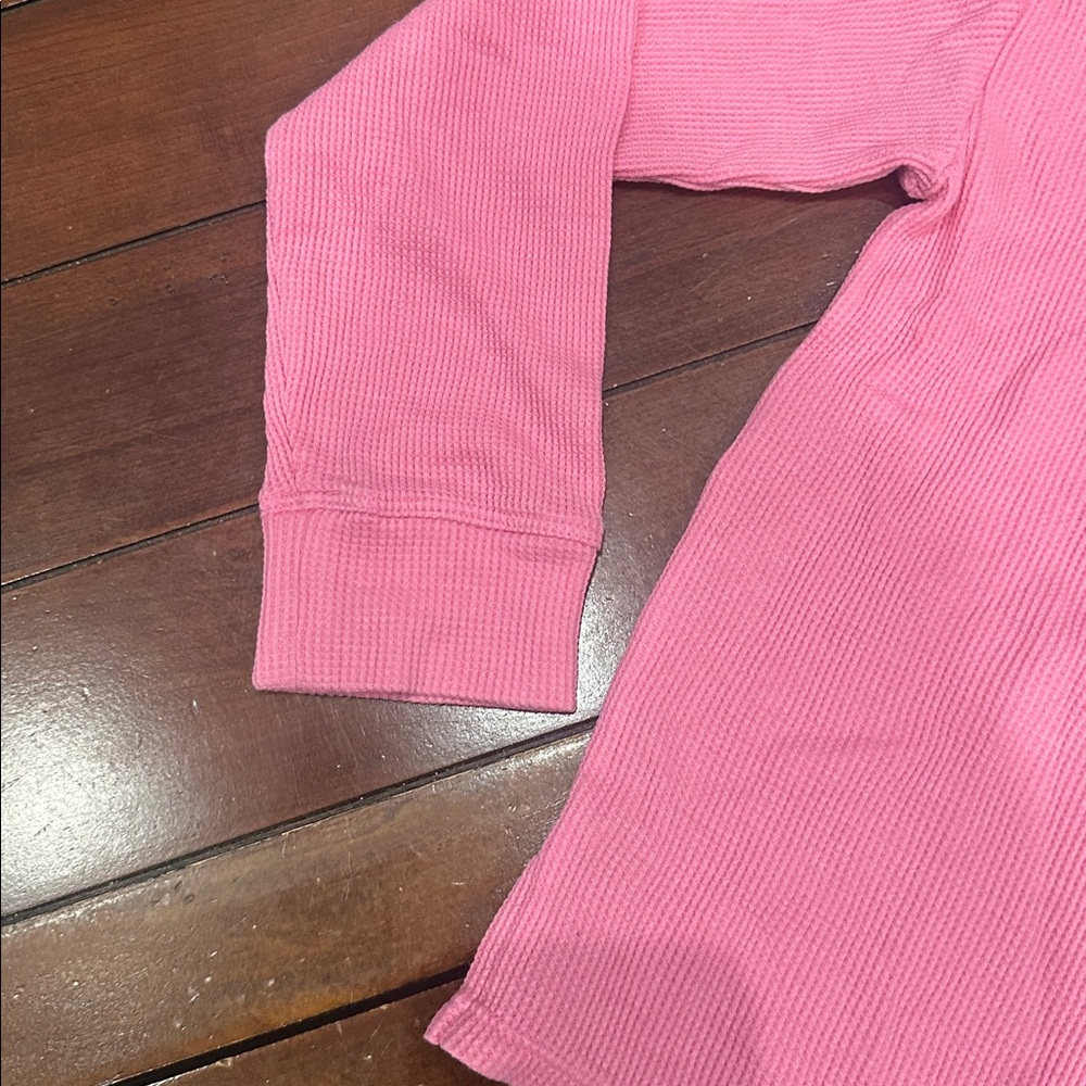Cat & Jack Pink Long Sleeve Henley Shirt - Picture 5 of 5